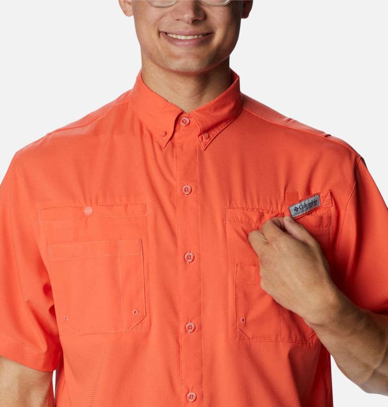 Thumbnail: Men’s PFG Tamiami II Short Sleeve Shirt, Color: Corange, image 4
