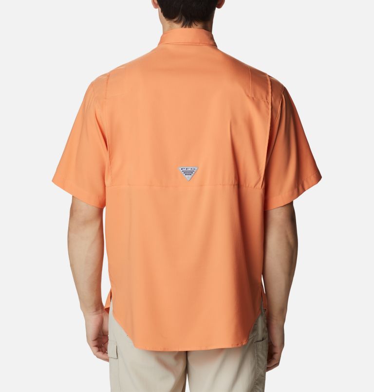 Men’s PFG Tamiami II Short Sleeve Shirt, Color: Orange Reef, image 2