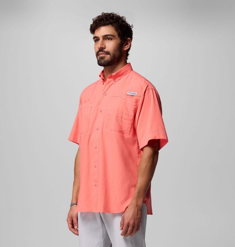Men’s PFG Tamiami II Short Sleeve Shirt, Color: Melonade, image 4