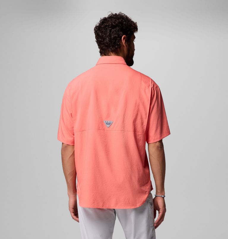 Men’s PFG Tamiami II Short Sleeve Shirt, Color: Melonade, image 3