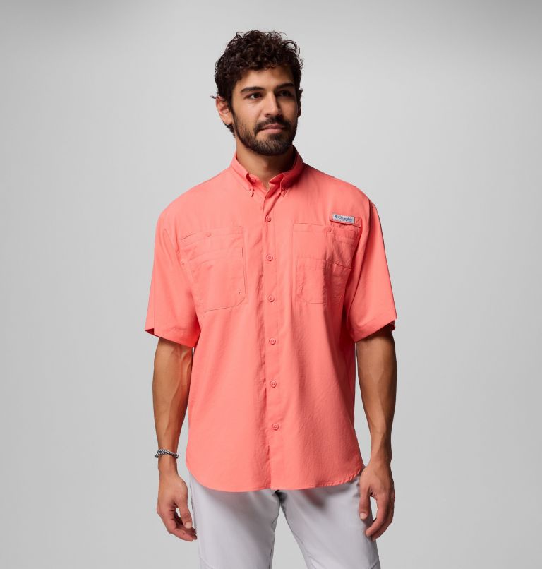 Men’s PFG Tamiami II Short Sleeve Shirt, Color: Melonade, image 1