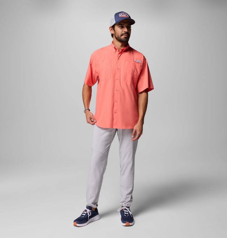 Men’s PFG Tamiami II Short Sleeve Shirt, Color: Melonade, image 7