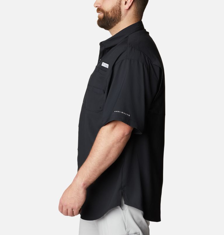Men’s PFG Tamiami II Short Sleeve Shirt - Big, Color: Black, image 3