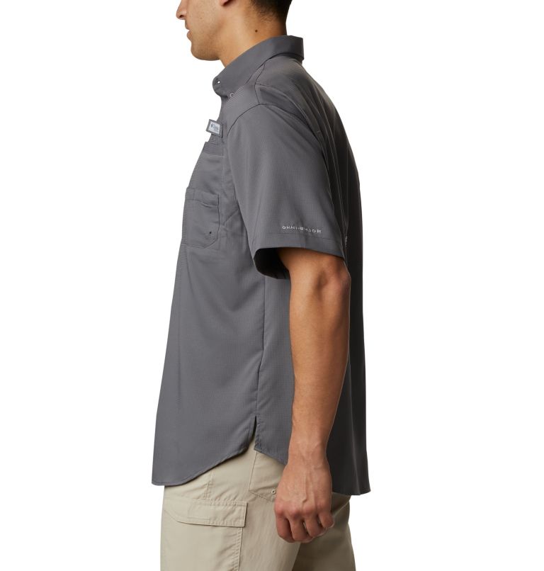 Men’s PFG Tamiami II Short Sleeve Shirt - Big, Color: City Grey, image 3