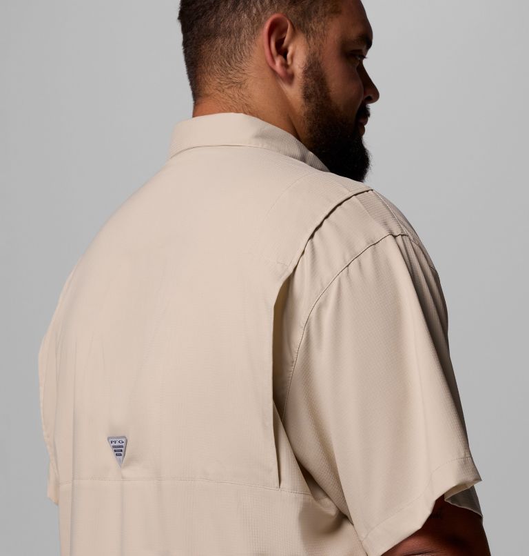 Men’s PFG Tamiami II Short Sleeve Shirt - Big, Color: Fossil, image 6