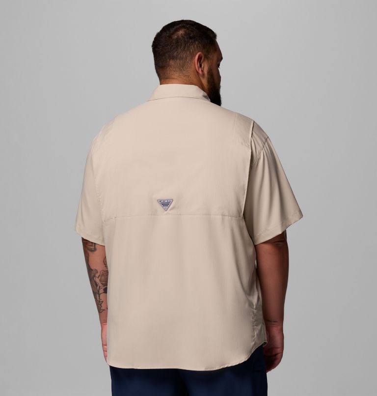 Men’s PFG Tamiami II Short Sleeve Shirt - Big, Color: Fossil, image 3