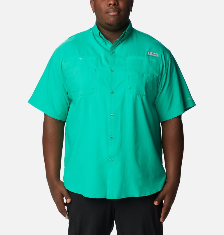 Thumbnail: Men’s PFG Tamiami II Short Sleeve Shirt - Big, Color: Circuit, image 1