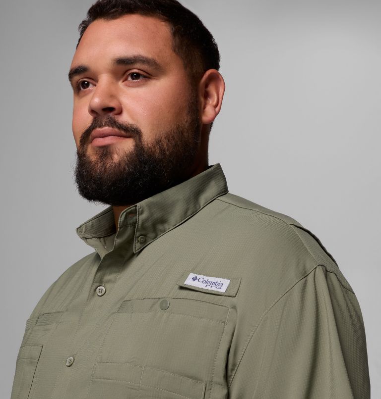 Men’s PFG Tamiami II Short Sleeve Shirt - Big, Color: Cypress, image 5
