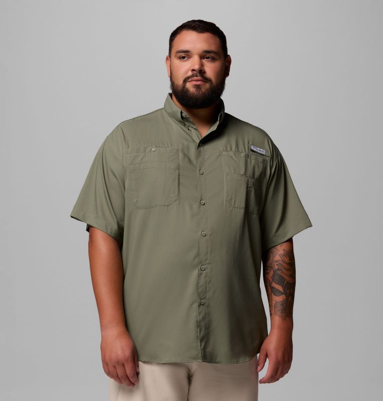 Men’s PFG Tamiami II Short Sleeve Shirt - Big, Color: Cypress, image 1
