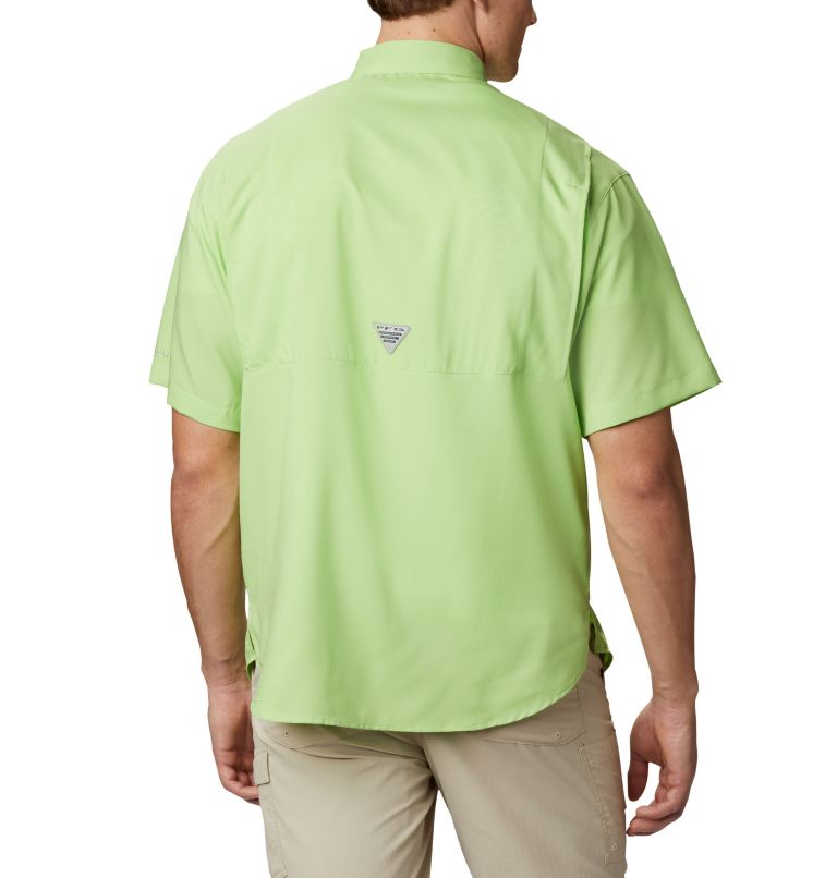 Men’s PFG Tamiami II Short Sleeve Shirt — Big, Color: Jade Lime, image 2