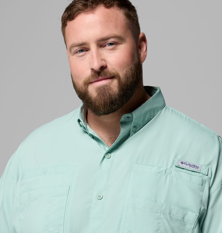 Men’s PFG Tamiami II Short Sleeve Shirt - Big, Color: Misty Jade, image 5