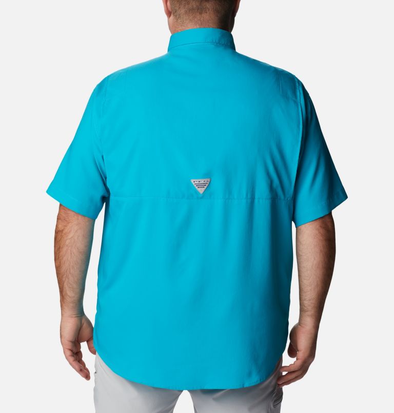 Men’s PFG Tamiami II Short Sleeve Shirt - Big, Color: Ocean Teal, image 2