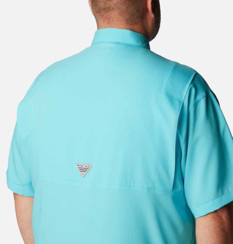 Men’s PFG Tamiami II Short Sleeve Shirt - Big, Color: Opal Blue, image 5
