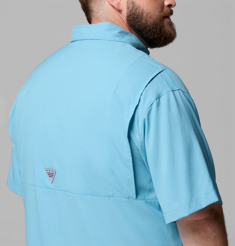 Men’s PFG Tamiami II Short Sleeve Shirt - Big, Color: Vintage Blue, image 7