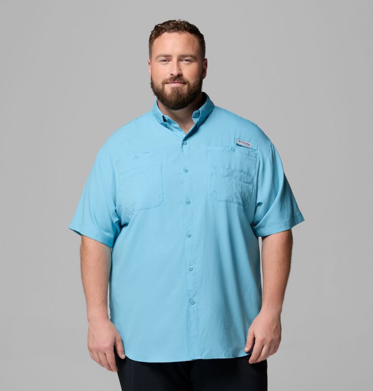 Men’s PFG Tamiami II Short Sleeve Shirt - Big, Color: Vintage Blue, image 1