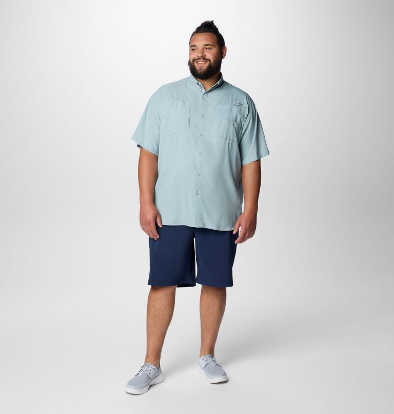 Men’s PFG Tamiami II Short Sleeve Shirt - Big, Color: Crushed Blue, image 3