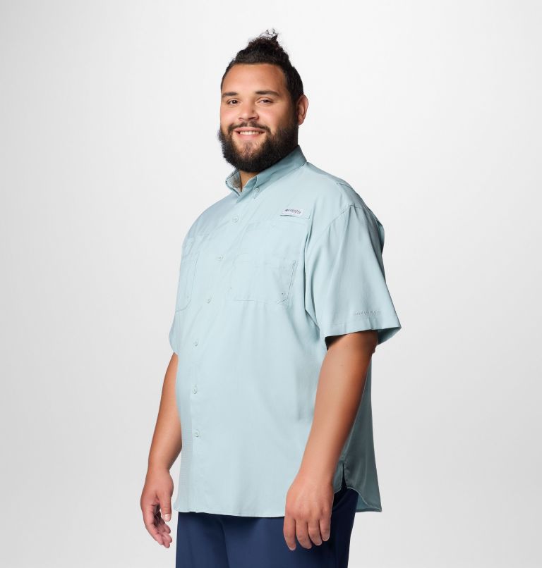 Men’s PFG Tamiami II Short Sleeve Shirt - Big, Color: Crushed Blue, image 4