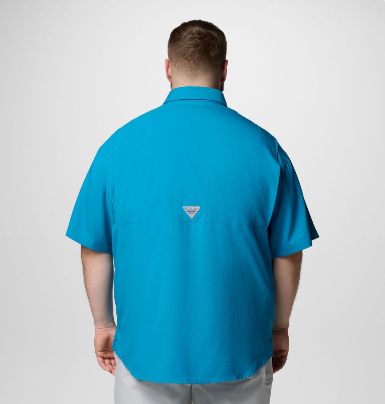 Men’s PFG Tamiami II Short Sleeve Shirt - Big, Color: Blue Echo, image 3