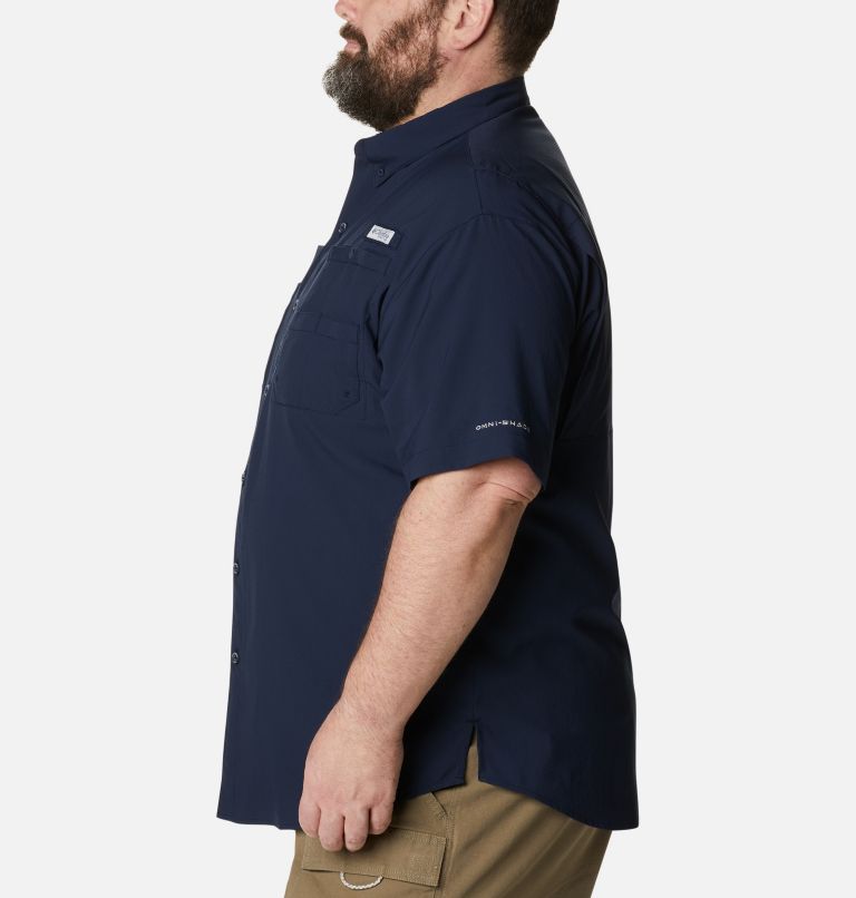 Men’s PFG Tamiami II Short Sleeve Shirt - Big, Color: Collegiate Navy, image 3