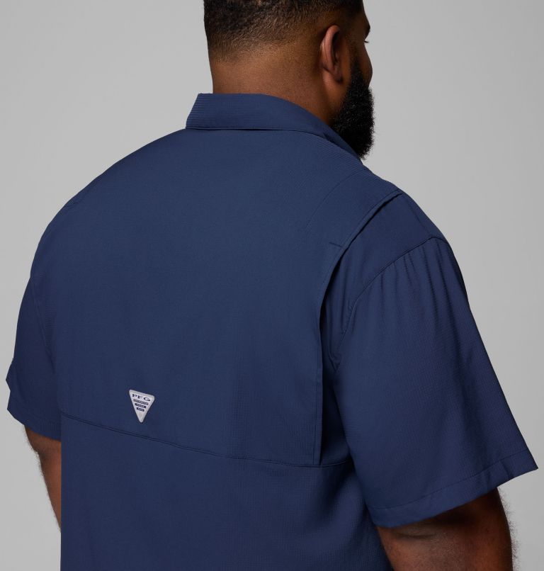 Men’s PFG Tamiami II Short Sleeve Shirt - Big, Color: Collegiate Navy, image 6