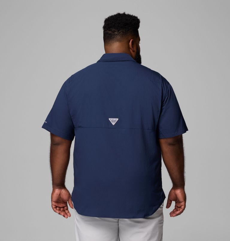 Men’s PFG Tamiami II Short Sleeve Shirt - Big, Color: Collegiate Navy, image 3
