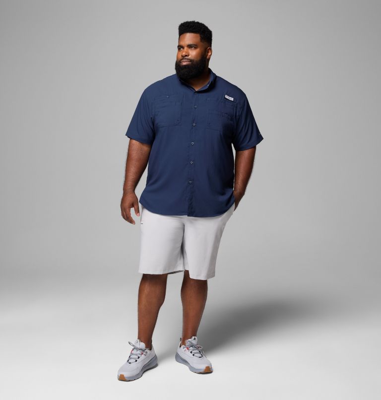 Men’s PFG Tamiami II Short Sleeve Shirt - Big, Color: Collegiate Navy, image 2
