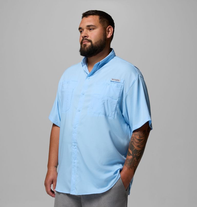 Men’s PFG Tamiami II Short Sleeve Shirt - Big, Color: Sail, image 4