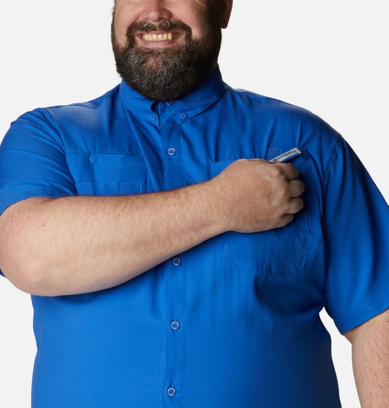 Chemise à manches courtes PFG Tamiami II Homme - Tailles fortes, Color: Vivid Blue, image 4