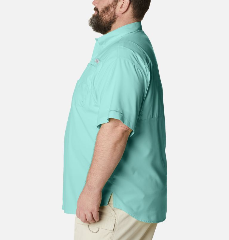 Men’s PFG Tamiami II Short Sleeve Shirt - Big, Color: Gulf Stream, image 3