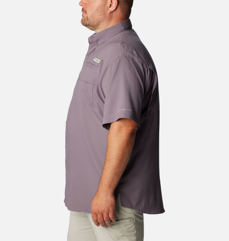 Men’s PFG Tamiami II Short Sleeve Shirt - Big, Color: Granite Purple, image 3