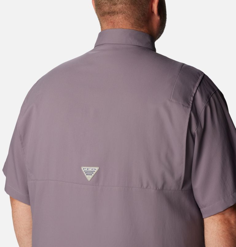 Men’s PFG Tamiami II Short Sleeve Shirt - Big, Color: Granite Purple, image 5