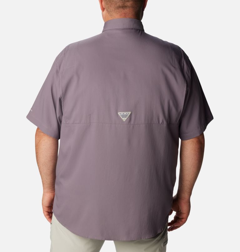 Thumbnail: Men’s PFG Tamiami II Short Sleeve Shirt - Big, Color: Granite Purple, image 2
