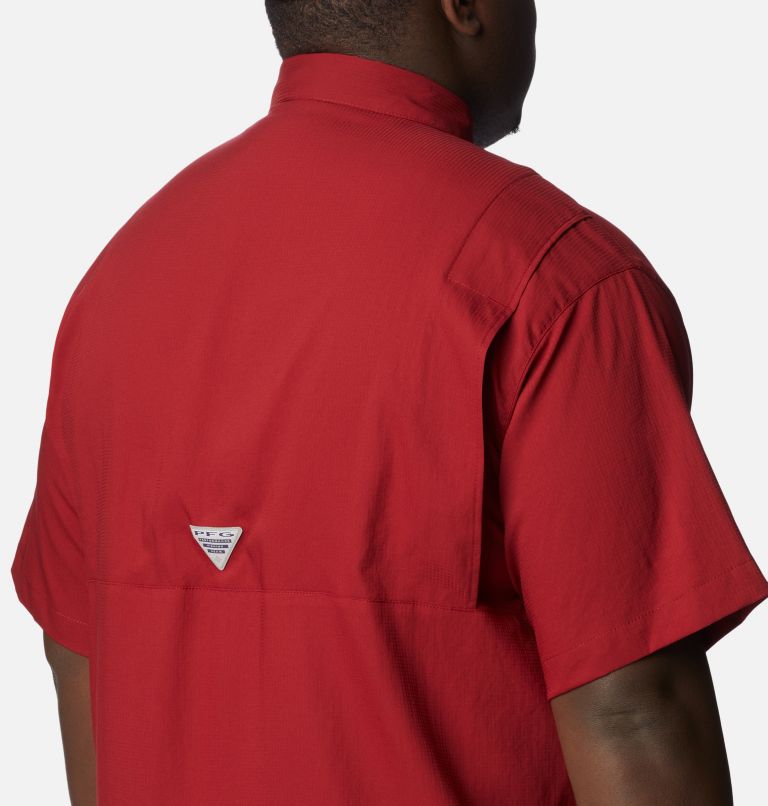 Men’s PFG Tamiami II Short Sleeve Shirt - Big, Color: Beet, image 5