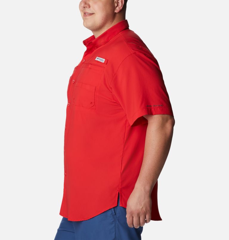Men’s PFG Tamiami II Short Sleeve Shirt - Big, Color: Red Spark, image 3