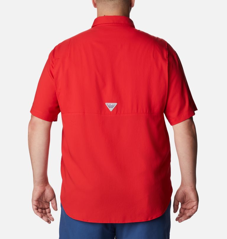 Thumbnail: Men’s PFG Tamiami II Short Sleeve Shirt - Big, Color: Red Spark, image 2
