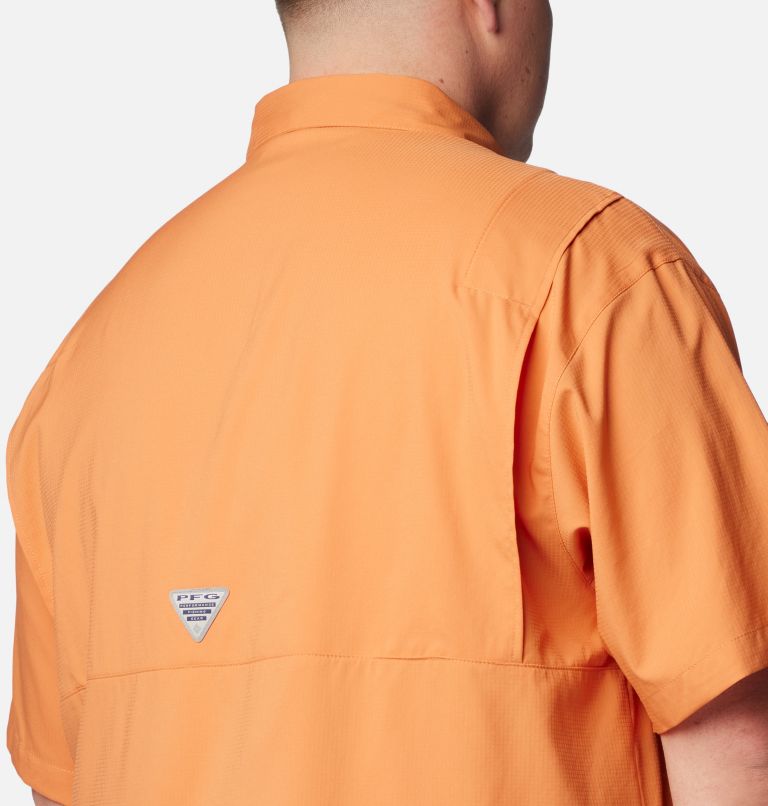 Men’s PFG Tamiami II Short Sleeve Shirt — Big, Color: Dusty Orange, image 5