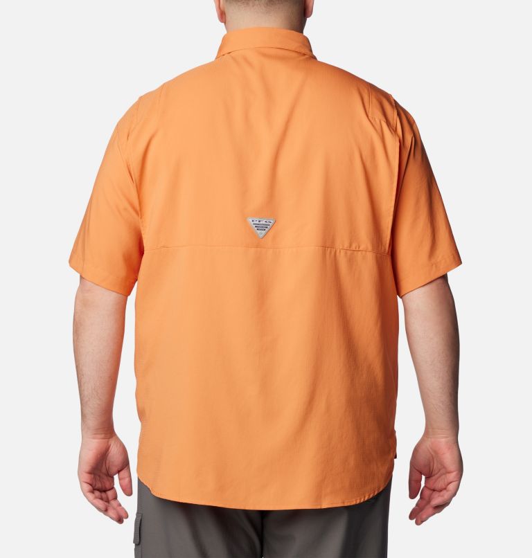 Men’s PFG Tamiami II Short Sleeve Shirt — Big, Color: Dusty Orange, image 2