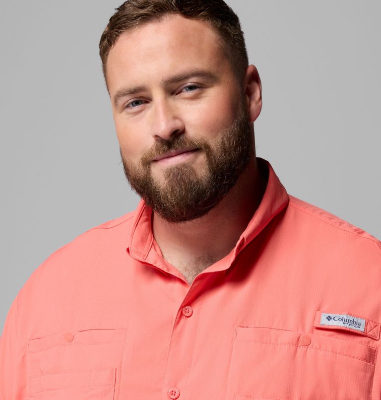Men’s PFG Tamiami II Short Sleeve Shirt - Big, Color: Melonade, image 5