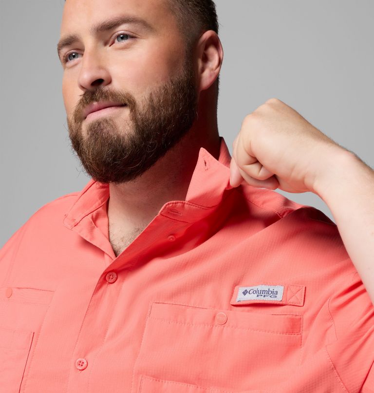 Men’s PFG Tamiami II Short Sleeve Shirt - Big, Color: Melonade, image 6