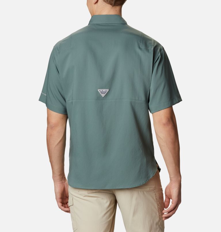 Men’s PFG Tamiami II Short Sleeve Shirt — Big, Color: Pond, image 2