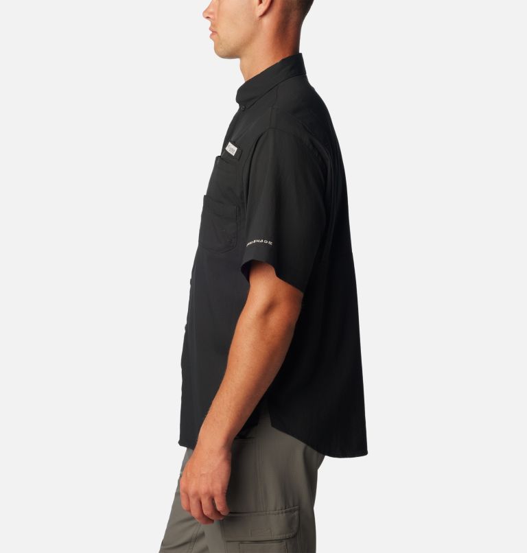 Thumbnail: Men’s PFG Tamiami II Short Sleeve Shirt - Tall, Color: Black, image 3