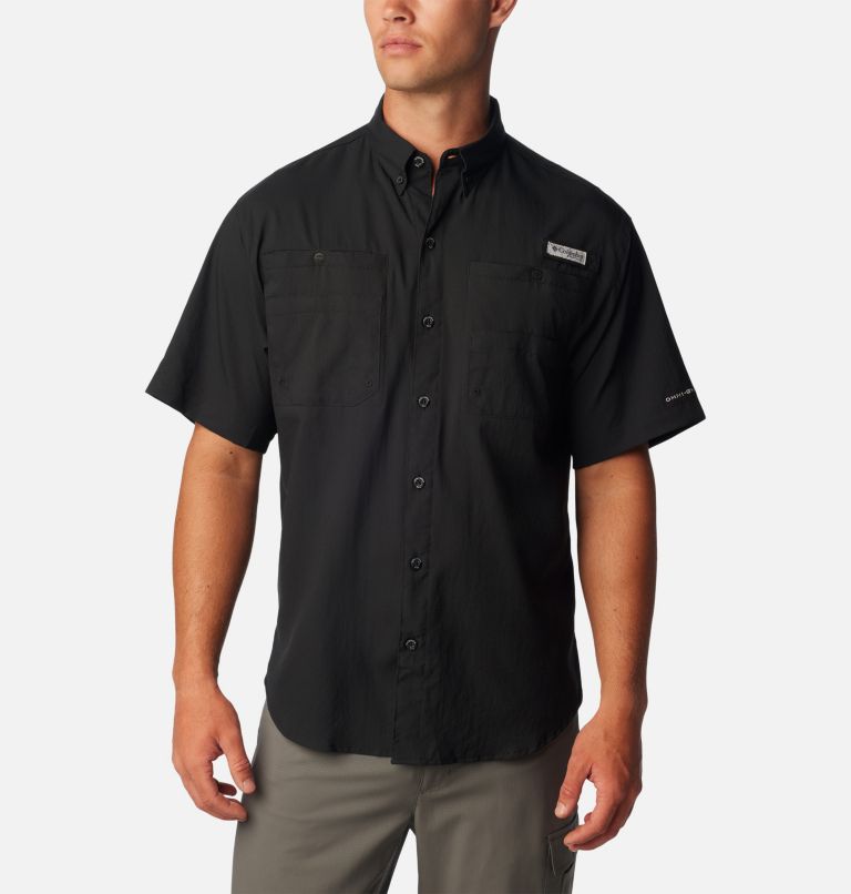 Men’s PFG Tamiami II Short Sleeve Shirt - Tall, Color: Black, image 1
