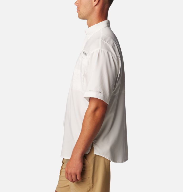 Thumbnail: Men’s PFG Tamiami II Short Sleeve Shirt - Tall, Color: White, image 3