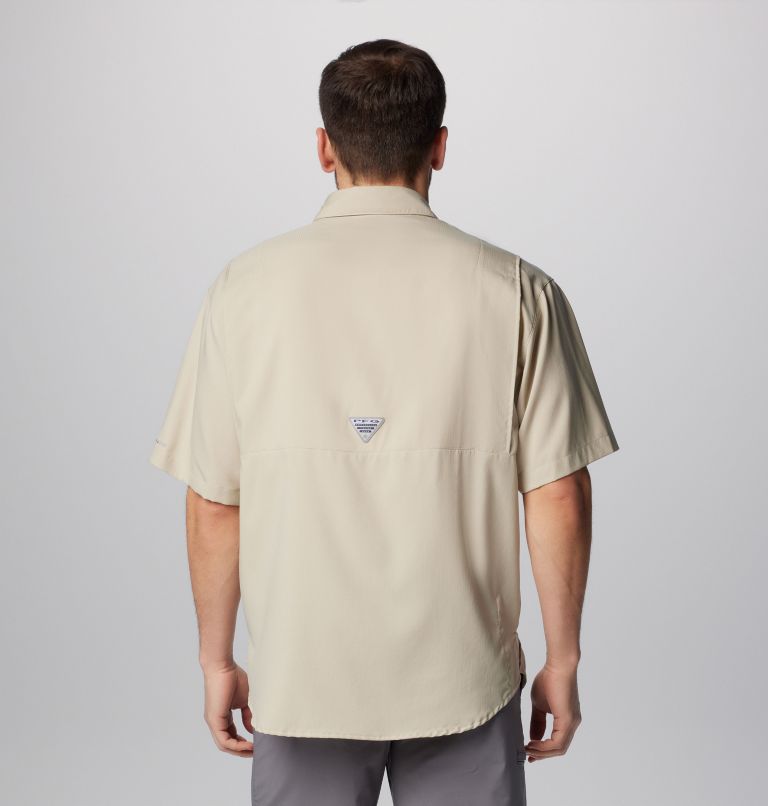 Men’s PFG Tamiami II Short Sleeve Shirt - Tall, Color: Fossil, image 2