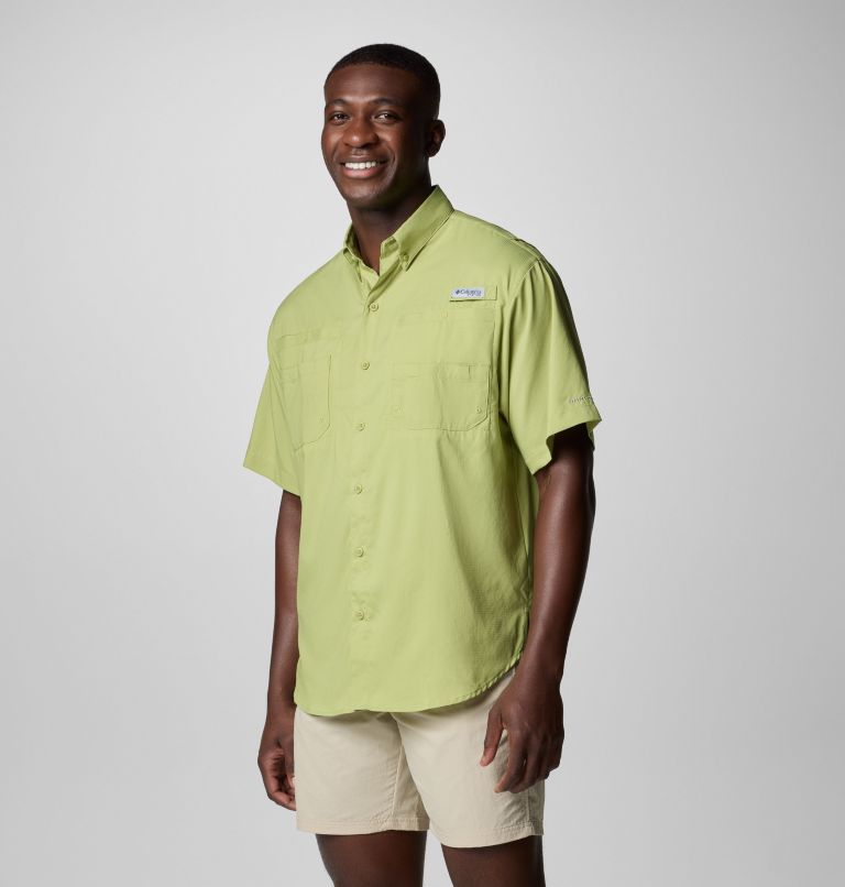 Men’s PFG Tamiami II Short Sleeve Shirt - Tall, Color: Pear, image 4
