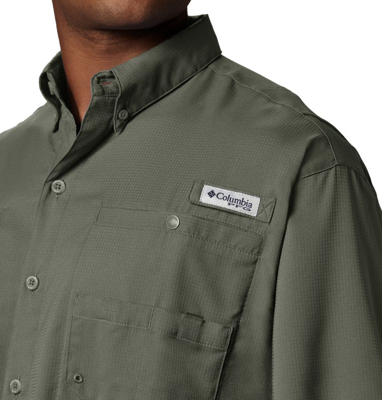 Men’s PFG Tamiami II Short Sleeve Shirt - Tall, Color: Cypress, image 3