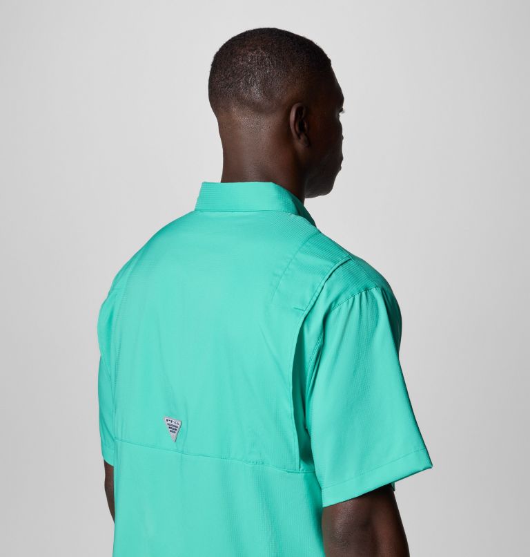 Men’s PFG Tamiami II Short Sleeve Shirt - Tall, Color: Glaze Green, image 6