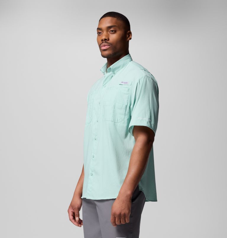 Men’s PFG Tamiami II Short Sleeve Shirt - Tall, Color: Misty Jade, image 4