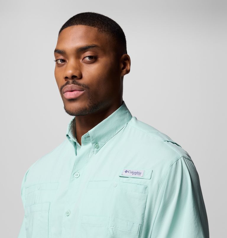 Men’s PFG Tamiami II Short Sleeve Shirt - Tall, Color: Misty Jade, image 5