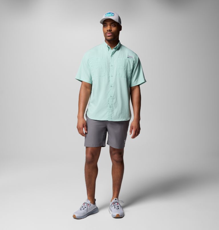 Men’s PFG Tamiami II Short Sleeve Shirt - Tall, Color: Misty Jade, image 2